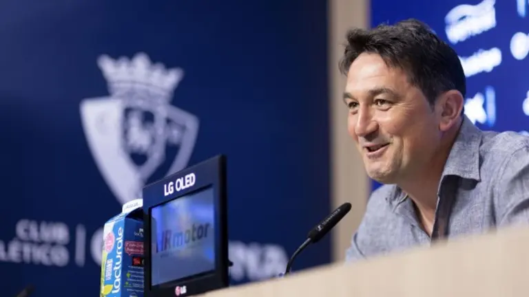 El director deportivo de Osasuna, Braulio V&aacute;zquez. CA OSASUNA