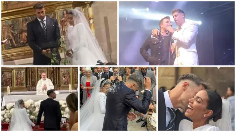 Momentos de la boda y celebraci&oacute;n del enlace entre el futbolista navarro Javi Mart&iacute;nez y su novia Aline Brum. INSTAGRAM