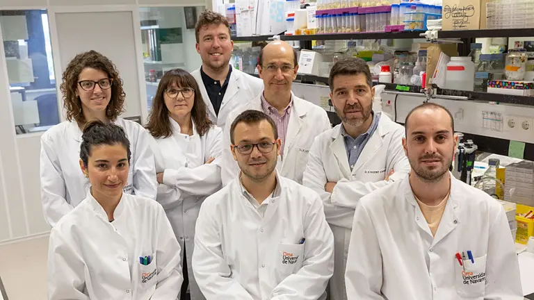 De izquierda a derecha, delante: Laura Vera, Iker Feli&uacute;, Rodrigo Entrialgo. Detr&aacute;s: Irati
Macaya, In&eacute;s L&oacute;pez Erdoz&aacute;in, Connor Welch, Fernando Lecanda, Silve Vicent