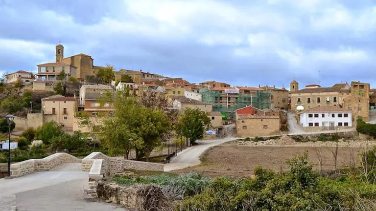 Vista general de la localidad navarra de Torres del R&iacute;o. Facebook Torres del R&iacute;o.