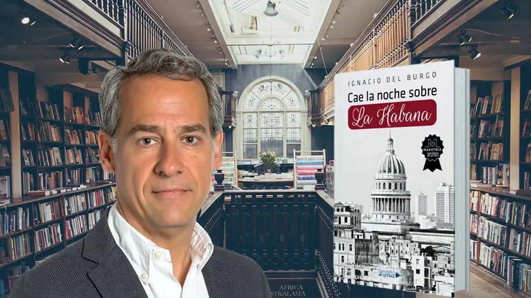 El abogado pamplon&eacute;s Ignacio del Burgo publica su nueva novela 'Cae la noche sobre la Habana'.
