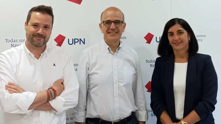 Alejandro Toquero, Alberto Catal&aacute;n y Merche A&ntilde;&oacute;n. UPN TUDELA