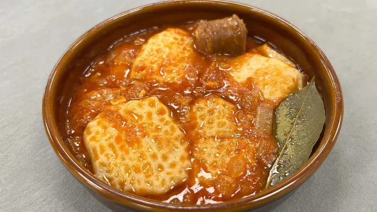 Los callos 100% vegetales y bioimpresos en 3D creados por y Foodys y Cocuus. CEDIDA