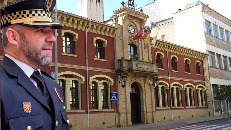 Rodrigo Garc&iacute;a, nuevo jefe de la Polic&iacute;a Municipal de Estella. CEDIDA