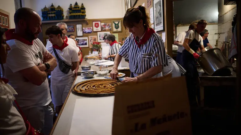 La Churrer&iacute;a La Ma&ntilde;ueta abre sus puertas por San Ferm&iacute;n 2023. PABLO LASAOSa