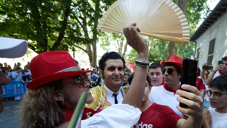 Quinta corrida de la Feria del Toro de San Ferm&iacute;n 2023 en la plaza del toros de Pamplona con toros de la ganader&iacute;a de N&uacute;&ntilde;ez del Cuvillo para los diestros Morante de la Puebla, Alejandro Talavante y Roca Rey. I&Ntilde;IGO ALZUGARAY