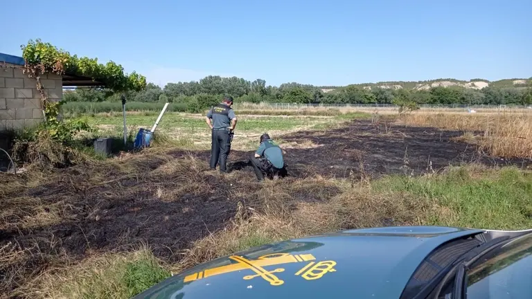 La Guardia Civil investiga a dos hombres por provocar un incendio en Ler&iacute;n. - GUARDIA CIVIL