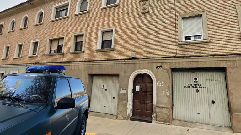 Bloque de viviendas donde han ocurridos los hechos este jueves en Fitero: una madre ha intentado matar a sus hijos de  de 3, 5 y 9 a&ntilde;os en su vivienda de la calle Mayor de la localidad.