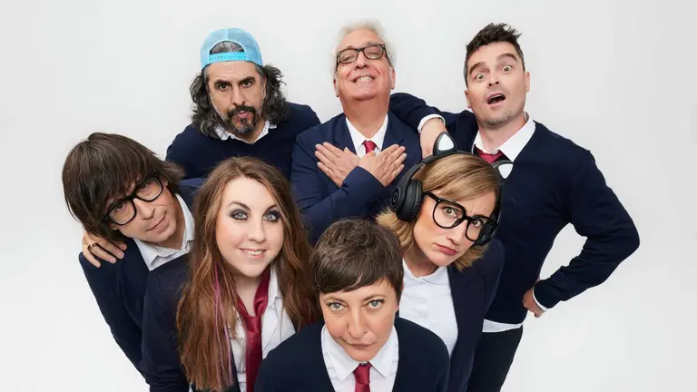 Elenco de Mentes Peligrosas, el espect&aacute;culo de humor que visitar&aacute; pr&oacute;ximamente Pamplona. CARLOS VILLAREJO