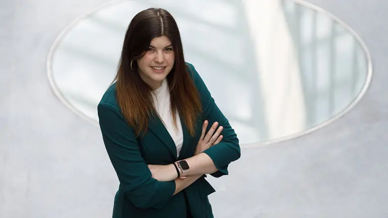 Irati Ja&uacute;regui ha desarrollado unos sensores que detectan sustancias cancer&iacute;genas en los alimentos. CEDIDA