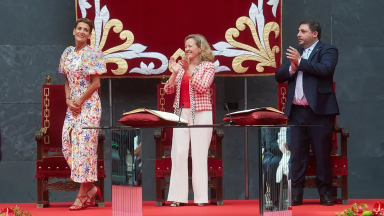 Acto de toma de posesi&oacute;n de Mar&iacute;a Chivite como presidenta del Gobierno de Navarra. I&Ntilde;IGO ALZUGARAY
