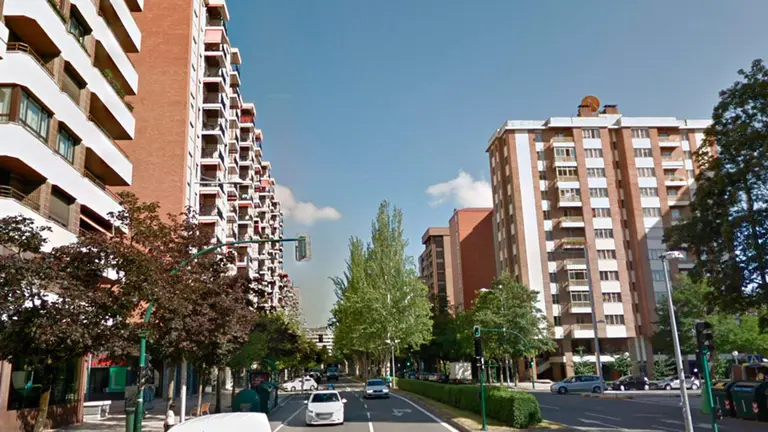 Avenida Sancho el Fuete en Pamplona. ARCHIVO