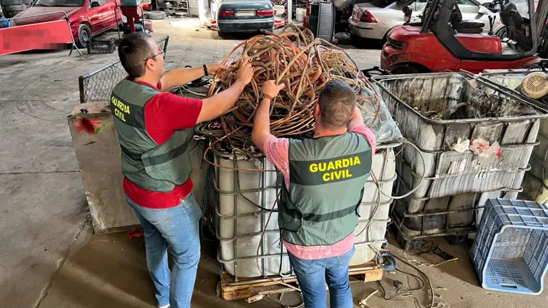 La Guardia Civil ha desarticulado un grupo criminal en Navarra. GUARDIA CIVIL
