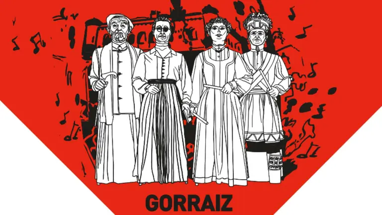 Cartel anunciador de las fiestas de Gorr&aacute;iz de 202