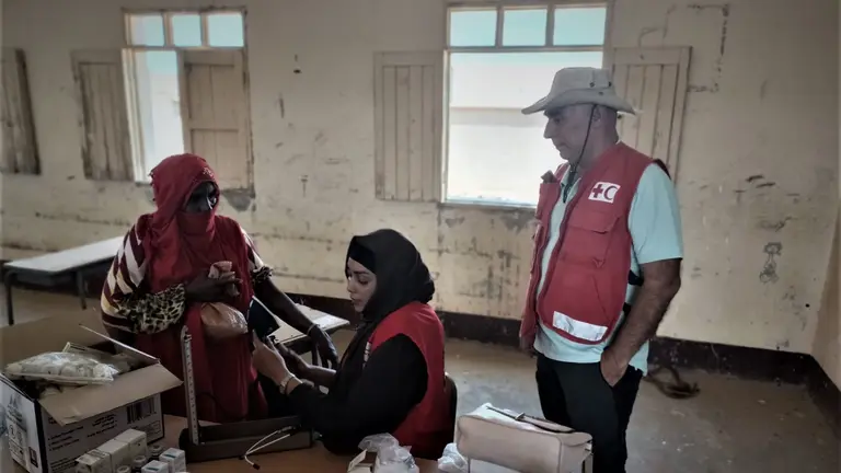 Fotograf&iacute;a de Antonio Carabante en su misi&oacute;n en Sud&aacute;n. CRUZ ROJA NAVARRA