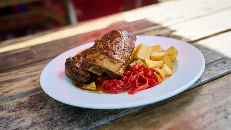 Churrasco de ternera. PABLO LASAOSA