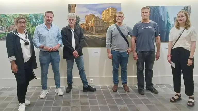 Los ganadores del Concurso de Pintura al Aire Libre de Tudela. CEDIDA