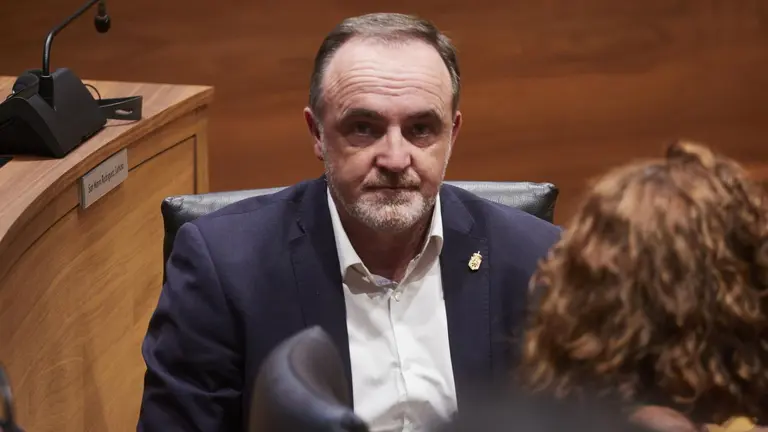 El presidente de Uni&oacute;n del Pueblo Navarro (UPN), Javier Esparza. - Eduardo Sanz - Europa Press - Archivo
