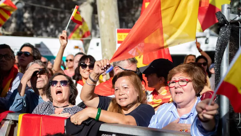 Imagen de archivo de otra manifestaci&oacute;n organizada por Sociedad Civil Catalana. MARC BRUGAT / EUROPA PRESS