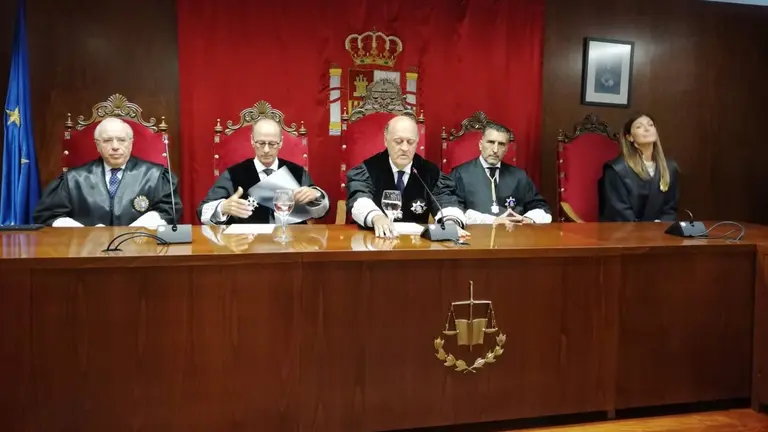 Joaqu&iacute;n Galve, presidente del Tribunal Superior de Justicia de Navarra (TSJN) en el acto de apertura del a&ntilde;o judicial 2023-24. EUROPA PRESS