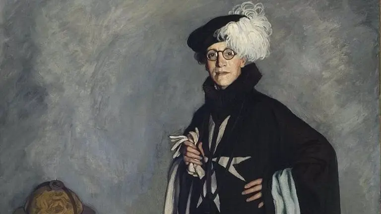 Recorte del Retrato de Jos&eacute; M&ordf; de Huarte y Ja&uacute;regui, realizado por el pintor Ignacio Zuloaga. - GOBIERNO DE NAVARRA