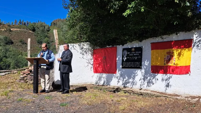 Homenaje a Juan Carlos Beiro, guardia civil asesinado por ETA en Leiza. JULIO VIDAURRE