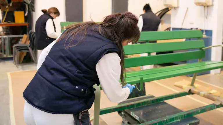 Escuela taller en Pamplona. - CRISTINA N&Uacute;&Ntilde;EZ BAQUEDNAO - Archivo