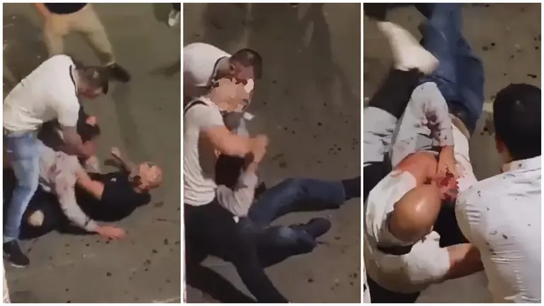 Paliza a un joven en las puertas de la discoteca Zentral en Pamplona.