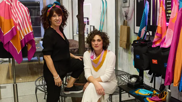 Ilazki e Ibone creadoras de la marca IMMK. IÑIGO ALZUGARAY