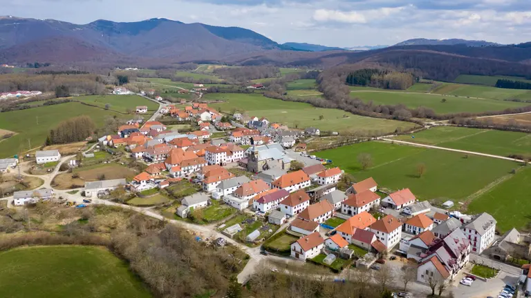 La localidad de Burguete en Navarra. Francis Vaquero