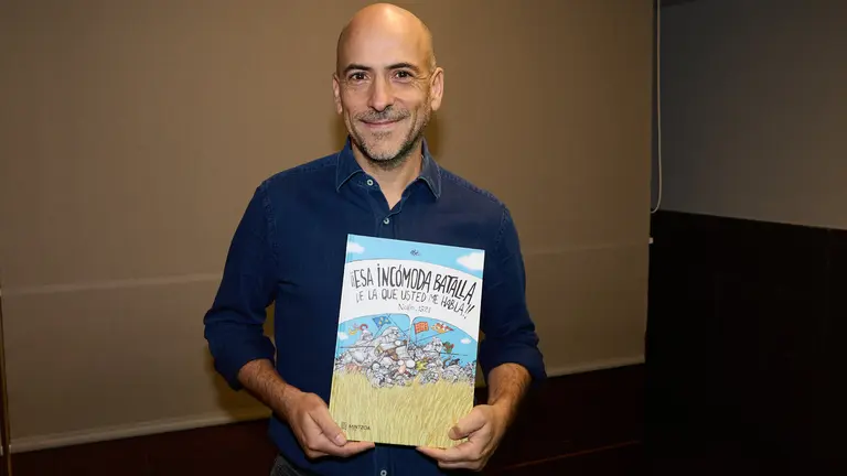 Presentaci&oacute;n del c&oacute;mic 'Esa inc&oacute;moda batalla de la que usted me habla!!, No&aacute;in 1521', de C&eacute;sar Oroz. I&Ntilde;IGO ALZUGARAY