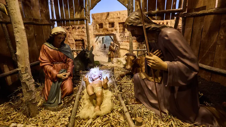 Inauguraci&oacute;n de la exposici&oacute;n de belenes de 2023 en Baluarte. I&Ntilde;IGO ALZUGARAY