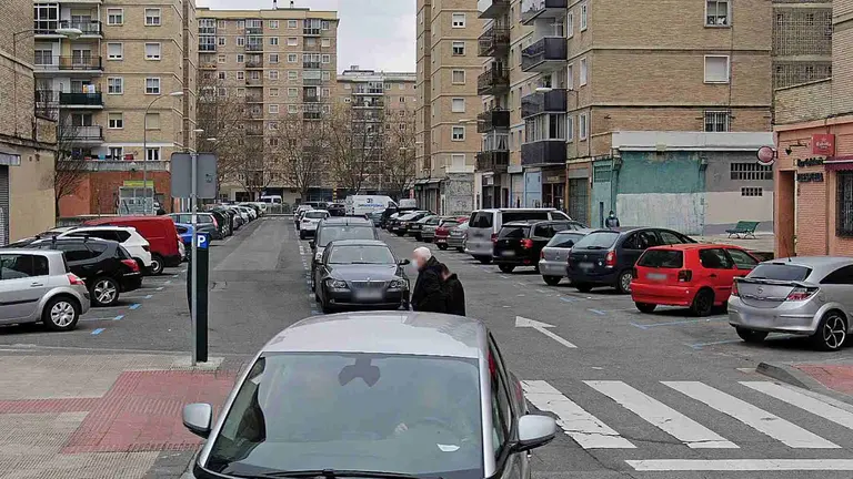 Calle Doctor H&uacute;der en el barrio de San Jorge de Pamplona. GOOGLE MAPS