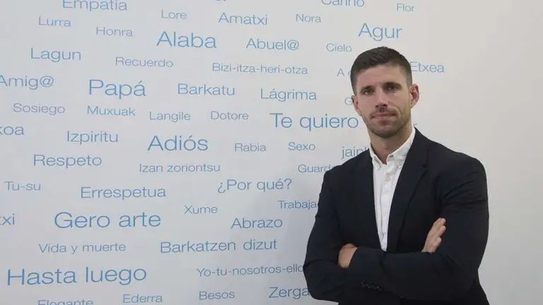 Mikel Idoate, gerente de Tanatorios Izarra. CEDIDA