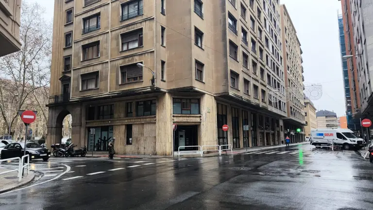 Lugar donde se va a abrir el nuevo gimnasio Psiquiko HIIT & Ride de Pamplona. NAVARRA.COM