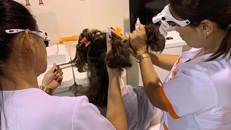 Katuicia Goncalves Muniz ha abierto Sin Más Piojitos en Tudela. CEDIDA