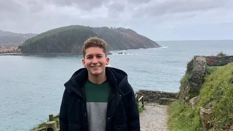 el navarro Nicolás Pérez Fidalgo que ha recibido el premio. CEDIDA