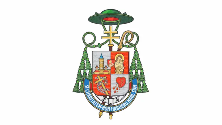 Escudo que representar&aacute; al Arzobispado de Pamplona y Tudela con Florencio Rosell&oacute;. CEDIDA
