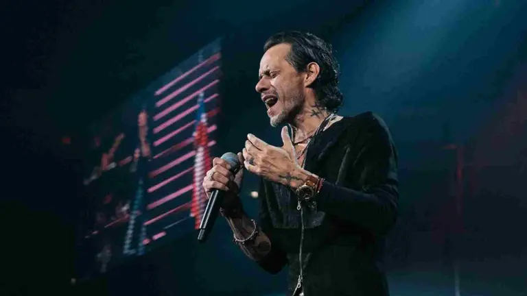Marc Anthony durante uno de sus conciertos. MARCANTHONY.COM