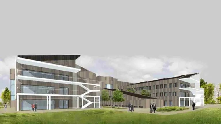 Render de la residencia Oncineda en Estella. GOBIERNO DE NAVARRA