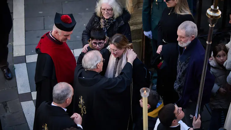 Autoridades civiles y militares asisten al funeral del Guardia Civil David P&eacute;rez Carracedo, fallecido en una operaci&oacute;n contra el narcotr&aacute;fico en Barbate. PABLO LASAOSA