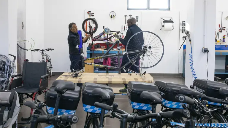 Proyecto Reciclo del Ayuntamiento de Pamplona. CRISTINA NU&Ntilde;EZ BAQUEDANO / ARCHIVO