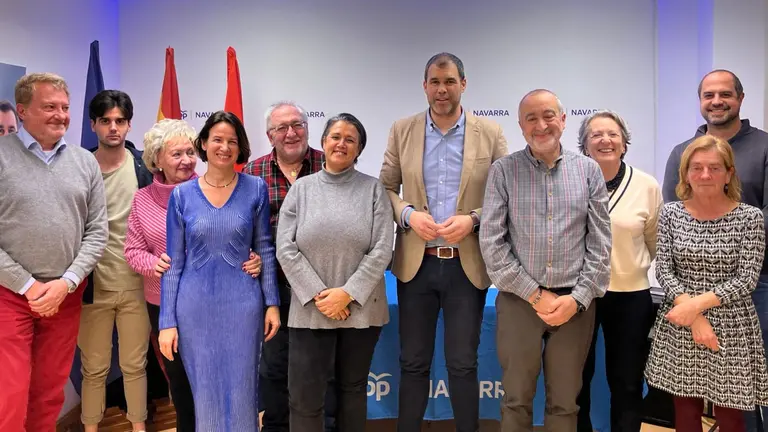 Imagen de la nueva Junta Local del PPN de Tudela. ARCHIVO