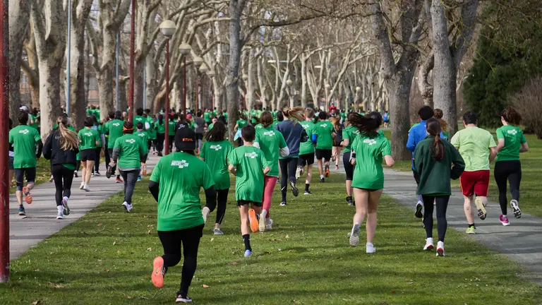VIII edición de la 'Carrera de los Valientes', una carrera solidaria organizada por la iniciativa “Niños Contra el Cáncer” de la Clínica Universidad de Navarra. IÑIGO ALZUGARAY