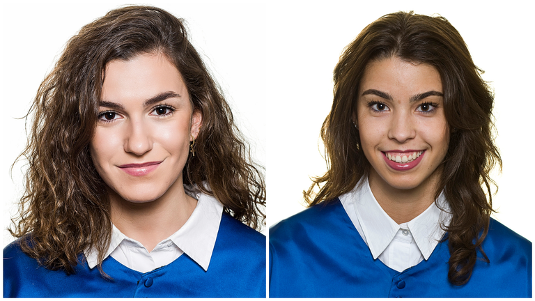 Sonia Irisarri y Cristina Arricibita, las dos navarras que  han conseguido una de las 65 plazas en el BIR. CEDIDA