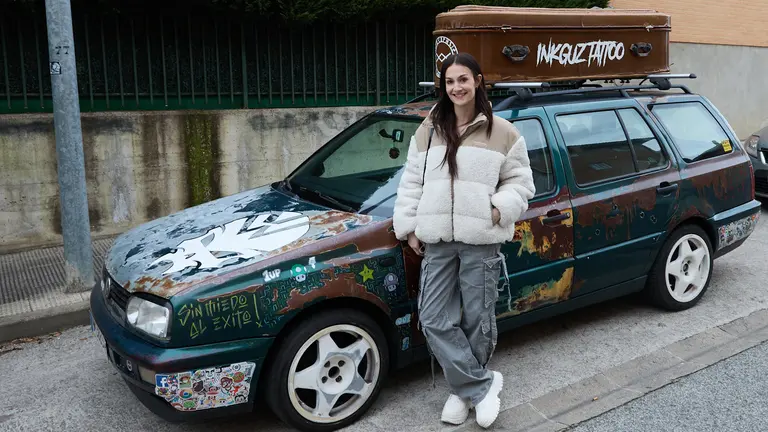 Inkguz Tattoo en la Plaza Iturgain 8 de Orcoyen. IÑIGO ALZUGARAY