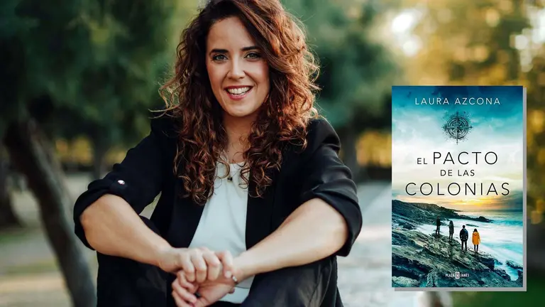 Laura Azcona, autora del libro &Egrave;l pacto de las colonias'.
