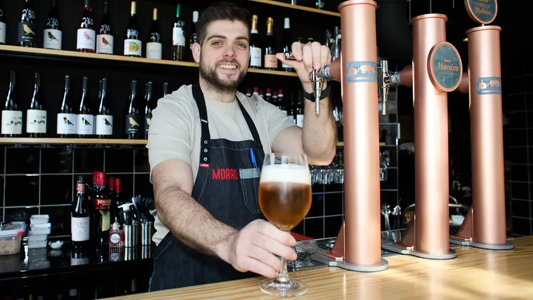 Bar Morro en la calle Amaya 2 de Pamplona. IÑIGO ALZUGARAY