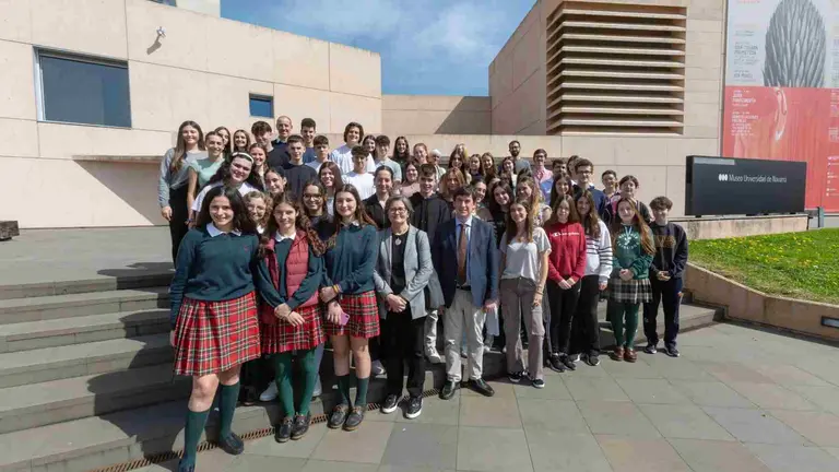 Estudiantes de 10 centros educativos navarros han participado en el concurso de la Universidad de Navarra. UNIVERSIDAD DE NAVARRA