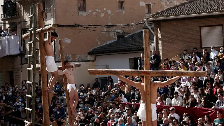 Pasi&oacute;n viviente de Andosilla, en una imagen de archivo.